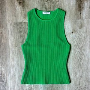 Aritzia Sculpt Knit High Neck Tank by Babaton